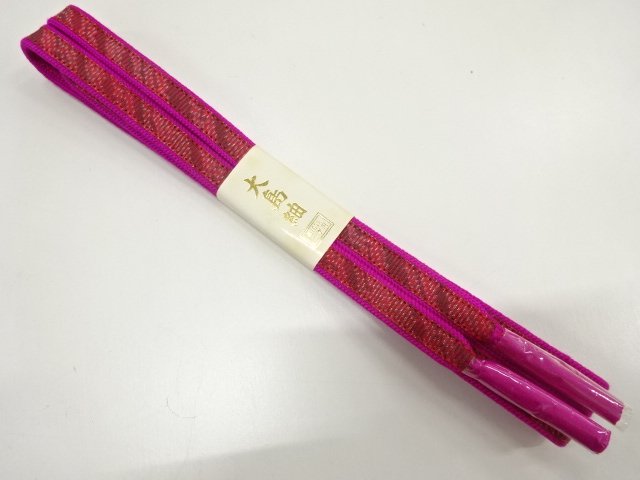 JAPANESE KIMONO / UNUSED HAND-TIED OBIJIME
